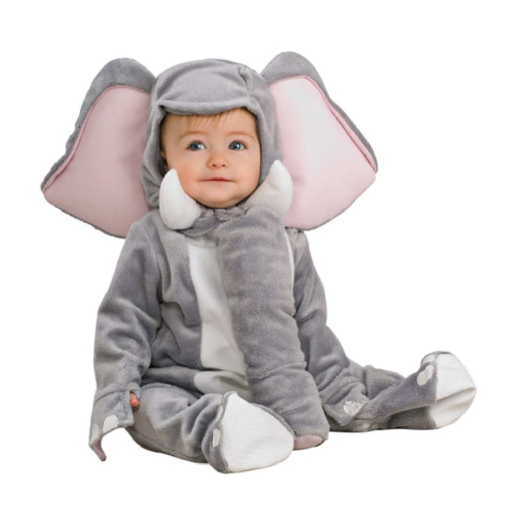 PLUSH Deluxe 2-Piece ELEPHANT COSTUME 6-12 month NEW in Package - Picture 2 of 8